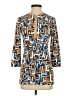 J. McLaughlin Blue 3/4 Sleeve Button-Down Shirt Size XS - photo 1