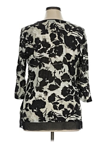 Simply Vera Vera Wang 3/4 Sleeve T-Shirt (view 2)