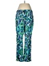 Black Label by Chico's Paisley Blue Active Pants Size Med (1.5) - photo 2