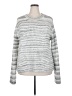 Long Tall Sally Tweed Silver Pullover Sweater Size 18 - 20 - photo 1