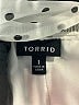 Torrid 100% Polyester Polka Dots White Casual Dress Size 1X Plus (1) - photo 7