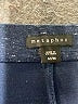 metaphor Solid Blue Casual Skirt Size M - photo 4