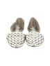 Nine West 100% Leather Metallic Silver Flats Size 7 1/2 - photo 2