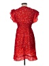 Unbranded 100% Polyester Red Casual Dress Size L - photo 2