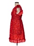 Unbranded 100% Polyester Red Casual Dress Size L - photo 5