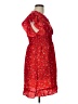 Unbranded 100% Polyester Red Casual Dress Size L - photo 4