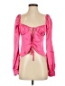 Majorelle Pink Long Sleeve Blouse Size XS - photo 1