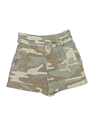Topshop Khaki Shorts (view 1)