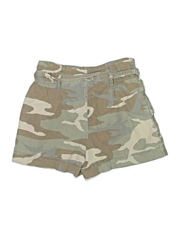 Topshop Khaki Shorts (view 2)