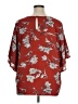 Bobeau Red 3/4 Sleeve Blouse Size 1X - photo 2