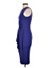 Bebe Solid Blue Cocktail Dress Size S - photo 5