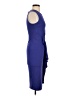 Bebe Solid Blue Cocktail Dress Size S - photo 4