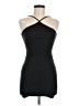 Say What? Solid Black Cocktail Dress Size M - photo 1