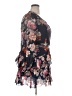 Nicholas 100% Silk Gray Pink Long Sleeve Blouse Size 18 - photo 4