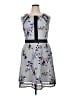 Guess Print Gray Cocktail Dress Size 16 - photo 1