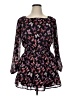 Sugar 100% Polyester Floral Black Casual Dress Size XL - photo 1