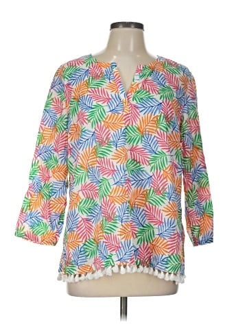 Talbots Outlet 3/4 Sleeve Blouse (view 1)