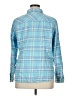 L.L.Bean 100% Cotton Plaid Blue Long Sleeve Button-Down Shirt Size XL - photo 2