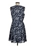Maison Jules 100% Polyester Paisley Blue Casual Dress Size 8 - photo 2