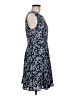 Maison Jules 100% Polyester Paisley Blue Casual Dress Size 8 - photo 4