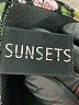 Sunsets Floral Black Swimsuit Top Size S - photo 4