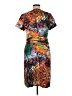 Escada Print Blue Casual Dress Size EU 40 / US 10 - photo 2