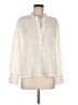 Lands' End 100% Polyester Ivory Long Sleeve Blouse Size M (petite) - photo 1