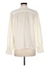 Lands' End 100% Polyester Ivory Long Sleeve Blouse Size M (petite) - photo 2