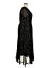 Oliphant 100% Polyester Stars Black Cocktail Dress Size 2X - photo 4