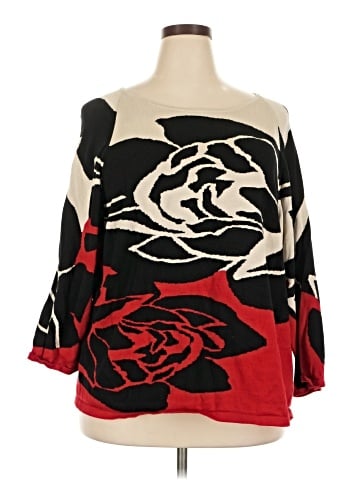 Joan Vass Pullover Sweater (view 1)