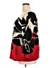Joan Vass 100% Cotton Floral Red Pullover Sweater Size 3X - photo 5