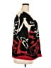 Joan Vass 100% Cotton Floral Red Pullover Sweater Size 3X - photo 4