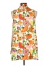 Spense 100% Polyester Floral Orange Sleeveless Blouse Size L - photo 2