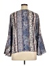 No Comment Blue 3/4 Sleeve Blouse Size XL - photo 2