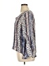 No Comment Blue 3/4 Sleeve Blouse Size XL - photo 5
