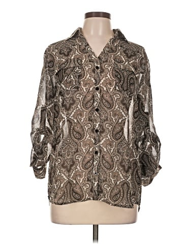New York & Company 3/4 Sleeve Blouse (view 1)