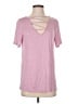 Bibi Pink Short Sleeve Top Size S - photo 1