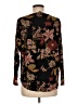 Well Worn Floral Black Long Sleeve Blouse Size M - photo 2
