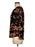 Well Worn Floral Black Long Sleeve Blouse Size M - photo 5