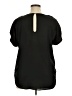 New Look 100% Polyester Black Short Sleeve Blouse Size 1X - photo 2