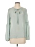 Karl Lagerfeld Paris 100% Polyester Green 3/4 Sleeve Blouse Size XS - photo 1