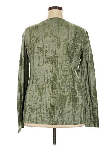 Green Source Long Sleeve Blouse (view 2)