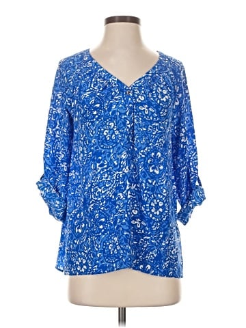 Lilly Pulitzer 3/4 Sleeve Silk Top (view 1)