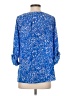 Lilly Pulitzer 100% Silk Blue 3/4 Sleeve Silk Top Size XS - photo 2