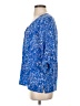 Lilly Pulitzer 100% Silk Blue 3/4 Sleeve Silk Top Size XS - photo 5