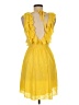 Arden B. 100% Polyester Yellow Cocktail Dress Size M - photo 2