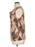 Kasper Animal Print Brown Sleeveless Blouse Size XL - photo 5