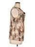 Kasper Animal Print Brown Sleeveless Blouse Size XL - photo 4