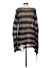 Unbranded Stripes Black Poncho Size L (estimated) - photo 2