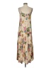 Auguste 100% Rayon Floral Tan Casual Dress Size 4 - photo 2
